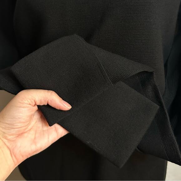 Rick Owens Subhuman Pullover Dress Black FW17 size XS Virgin Wool Knit - Picture 10 of 15